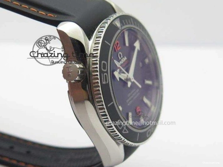 0118 Planet Ocean SS Bp Maker 45mm Black Bezel Orange Numbers On Black Rubber Strap A Popular 8220